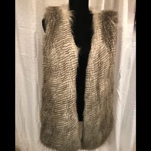 Ann Taylor Faux Fur Vest